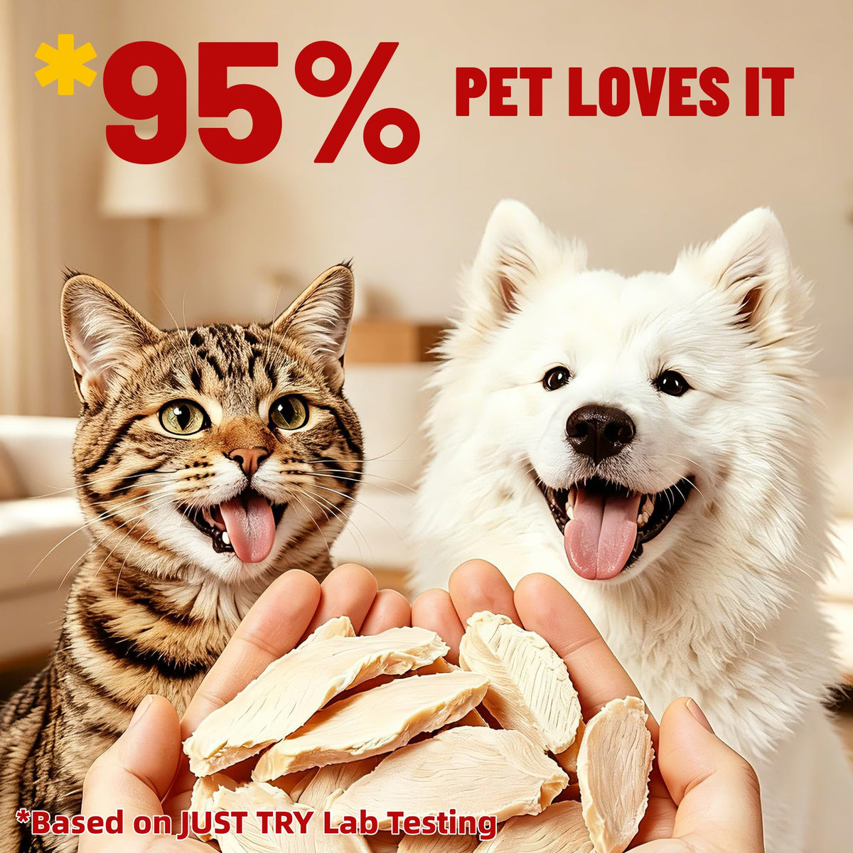 Freeze Dried Chicken Breast Cat & Dog Treats B91248