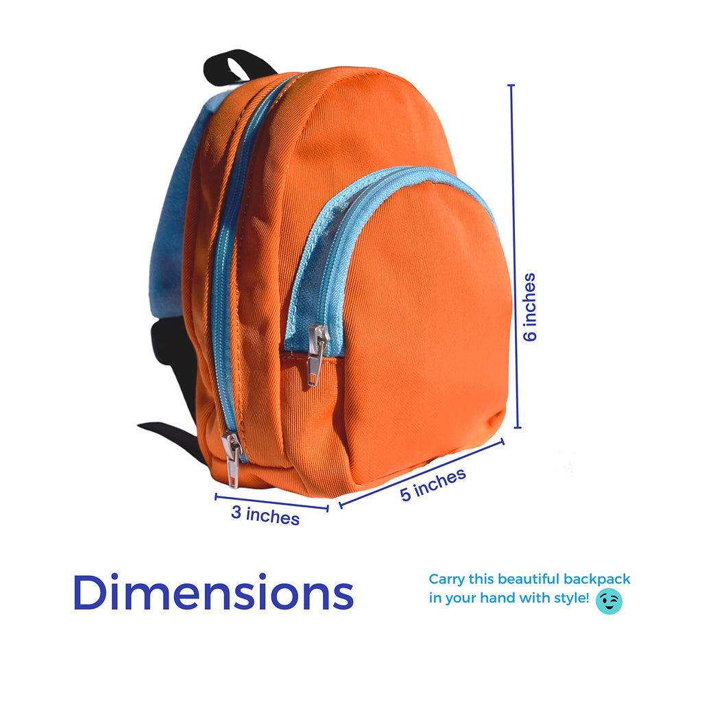 Orange Diabetic Supply Bag E816