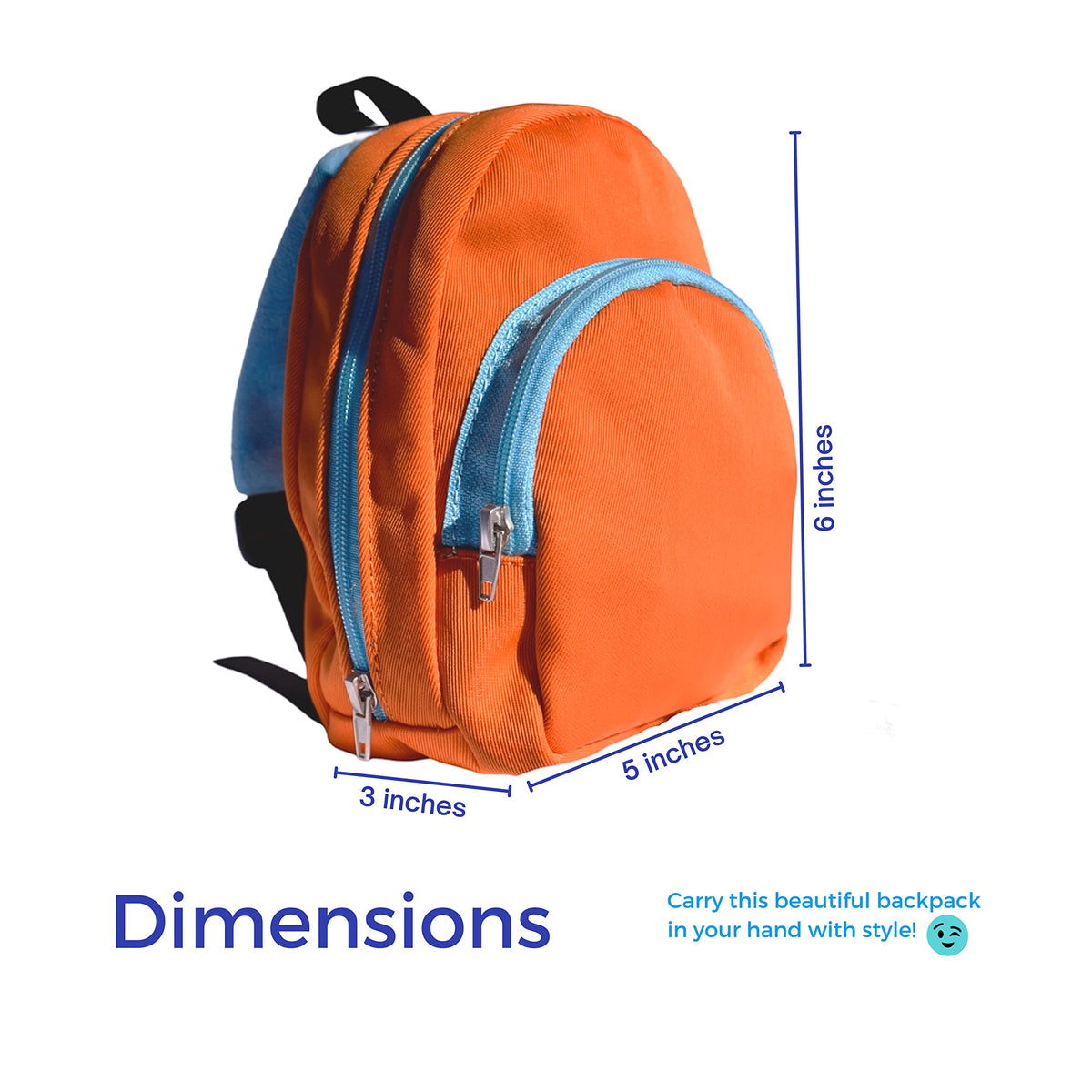 Orange Diabetic Supply Bag E816
