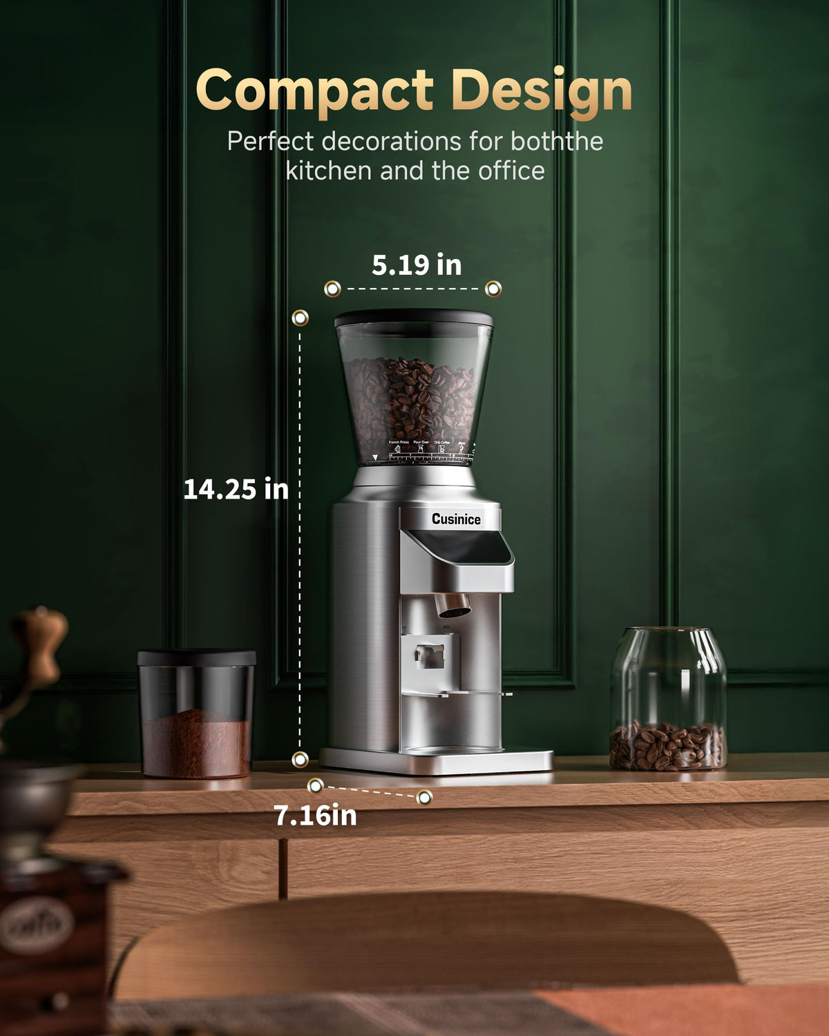 Conical Burr Coffee Grinder R350