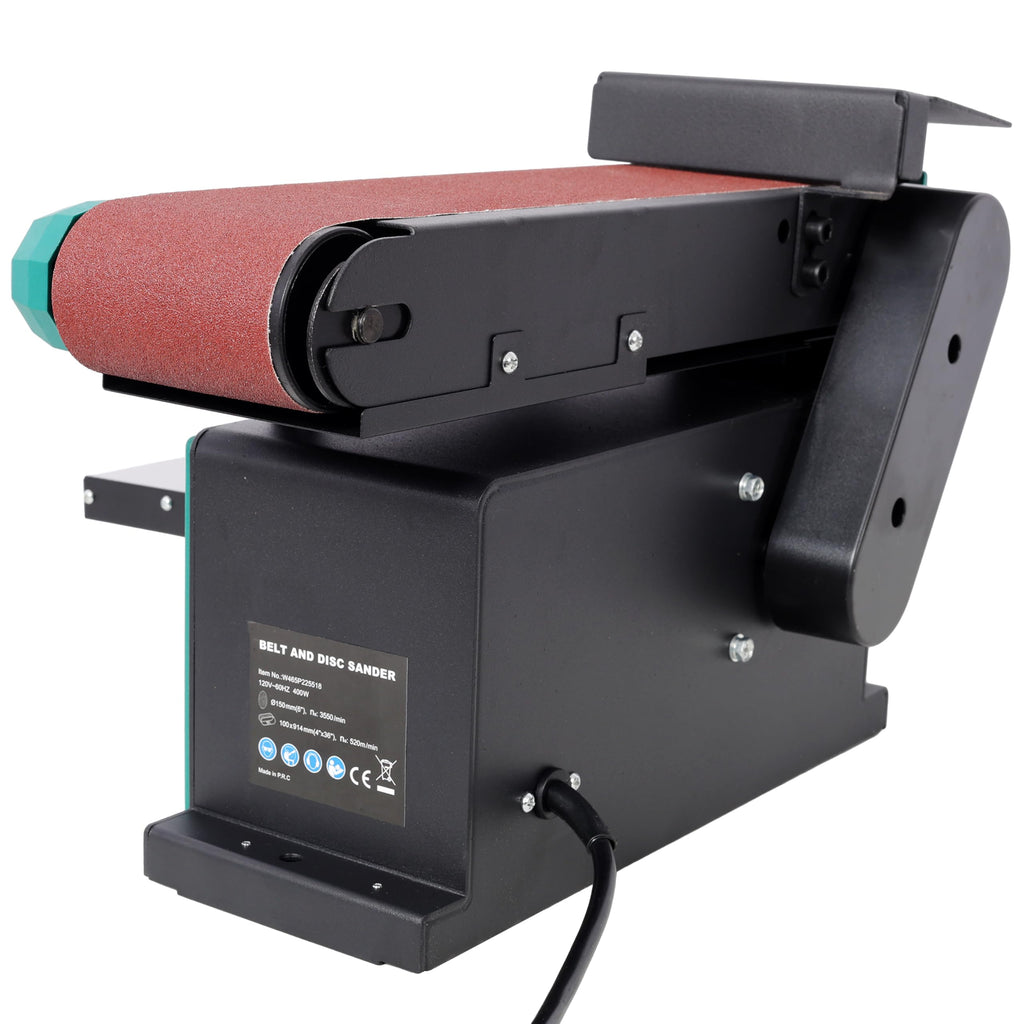 4" x 36" Belt 6" Disc Sander Combo, 120V/60Hz Bench Sander Z3055