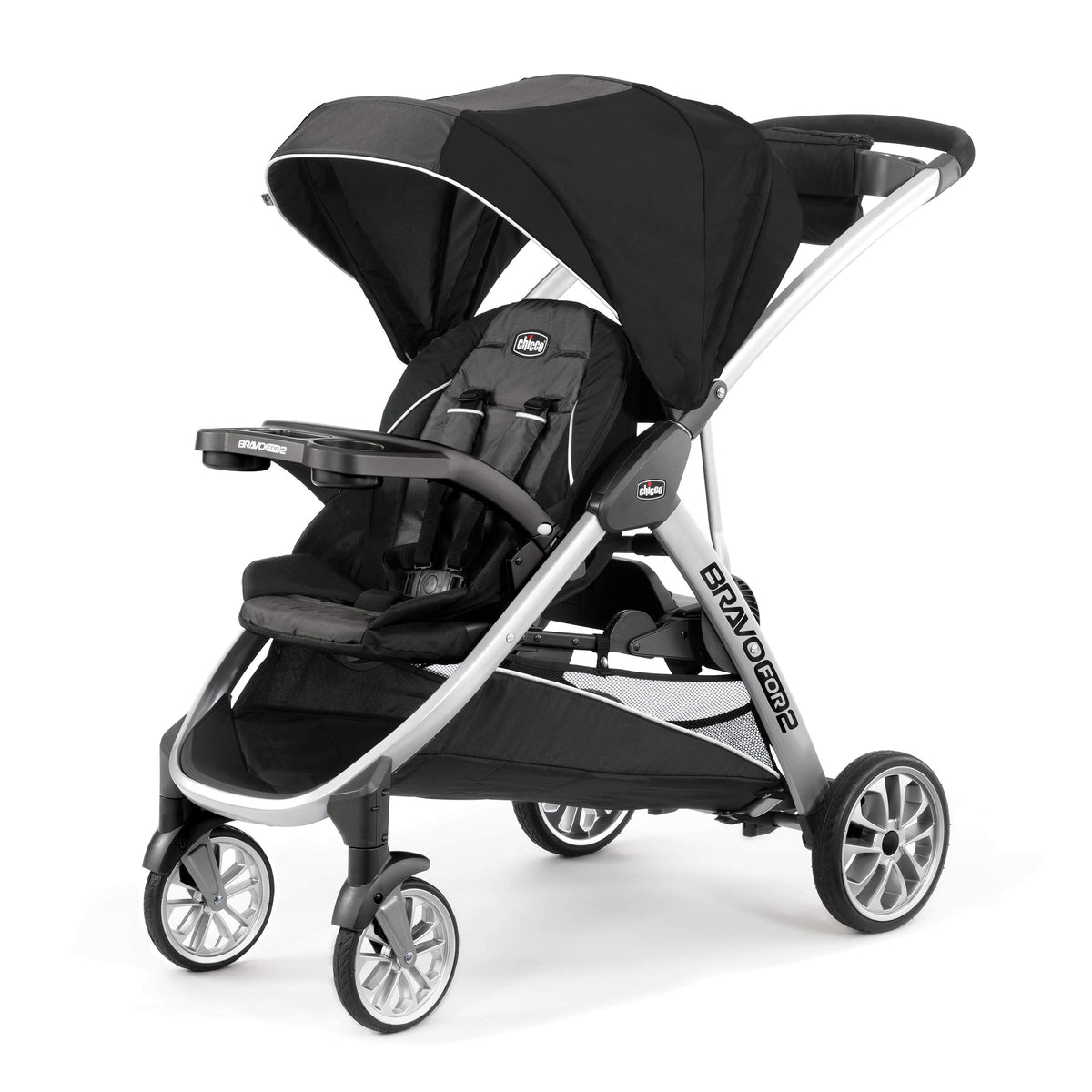 Double Stroller with Child & Parent Tray I230888