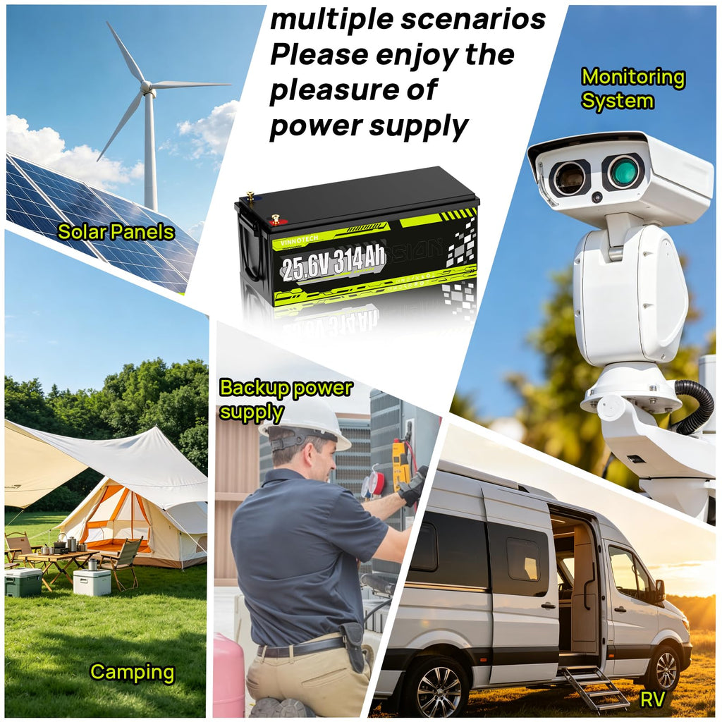 24V 300Ah LiFePO4 Lithium Battery with 200A Smart BMS V272274
