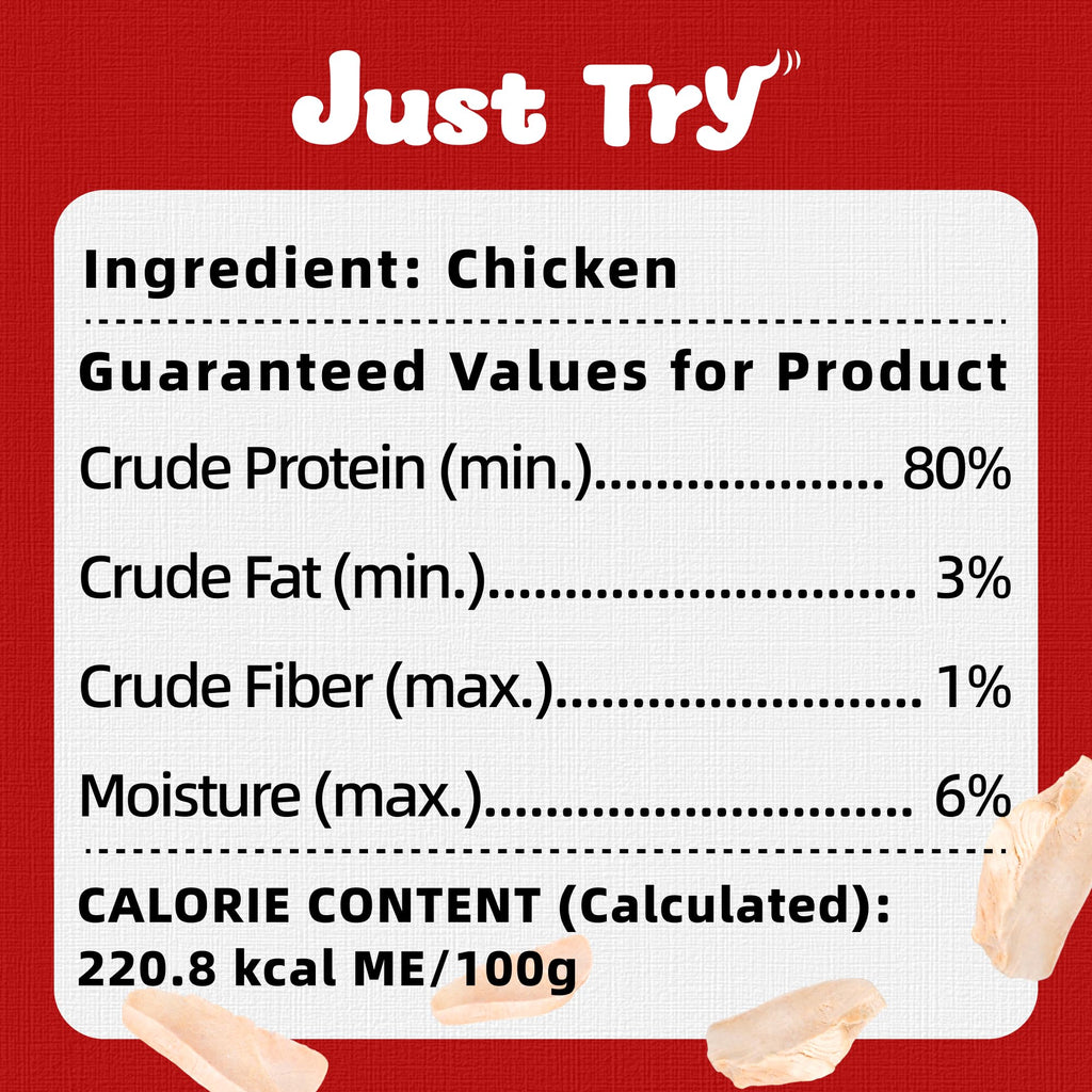 Freeze Dried Chicken Breast Cat & Dog Treats B91248