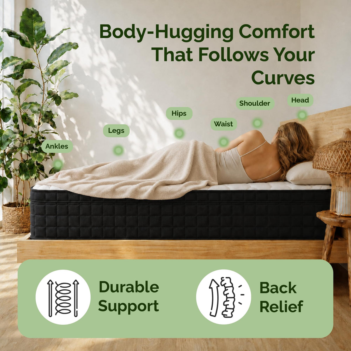 Full Size 12 Inch Hybrid Innerspring Mattress K82006