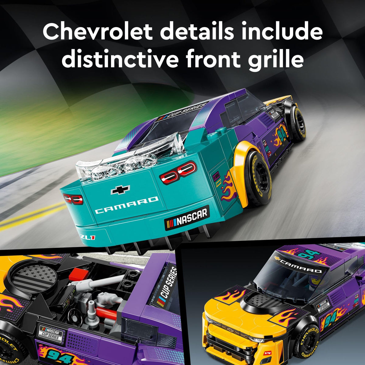 NASCAR Chevrolet Camaro ZL1 Racecar Building Set E346052
