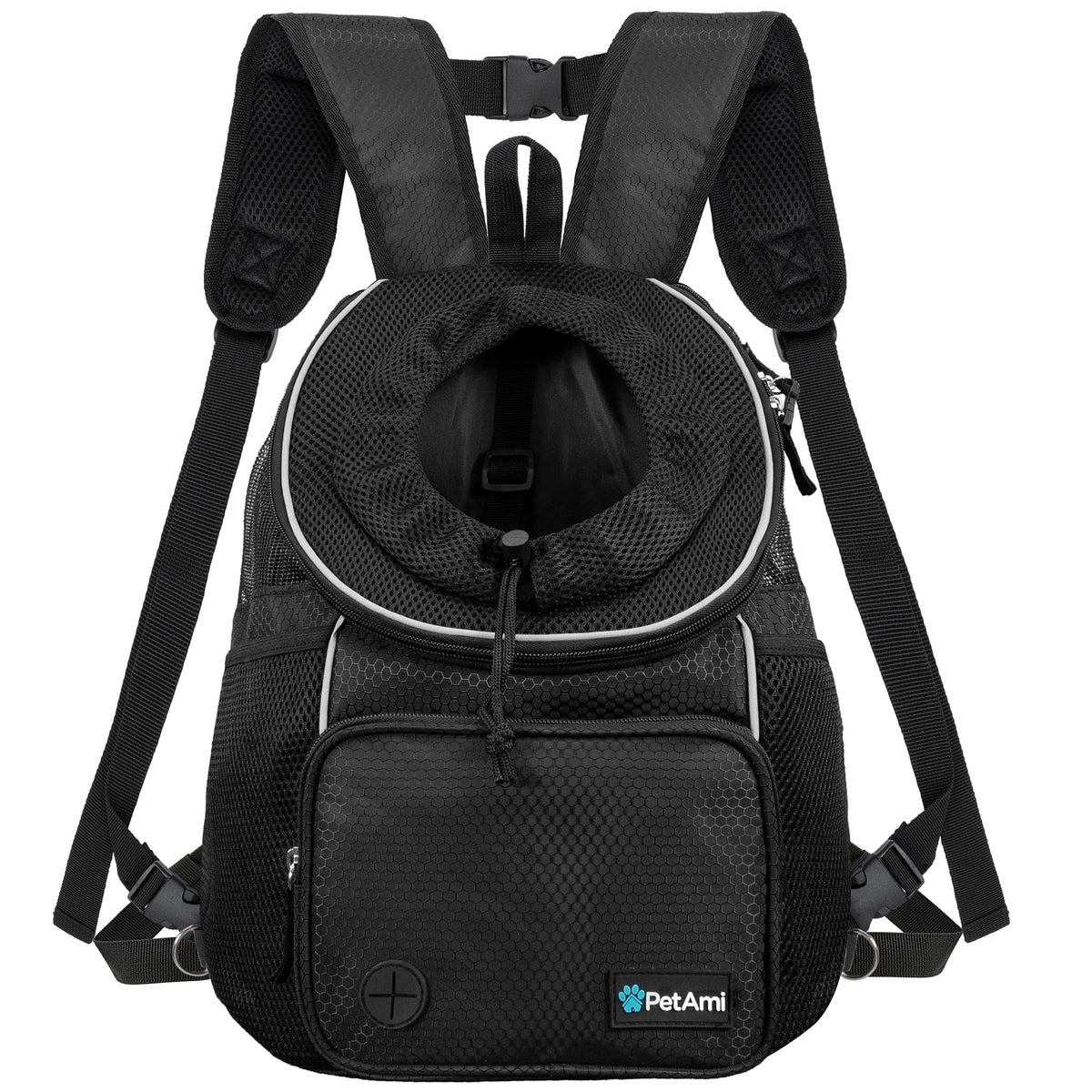 Adjustable Dog & Cat Carrier Backpack, Black T23354