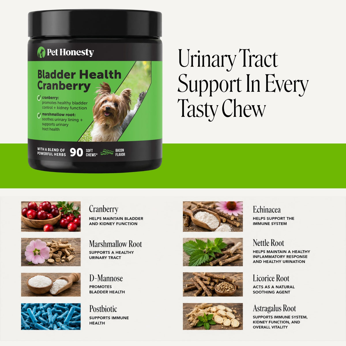 90 Ct Bacon Cranberry Supplement for Dogs L168026