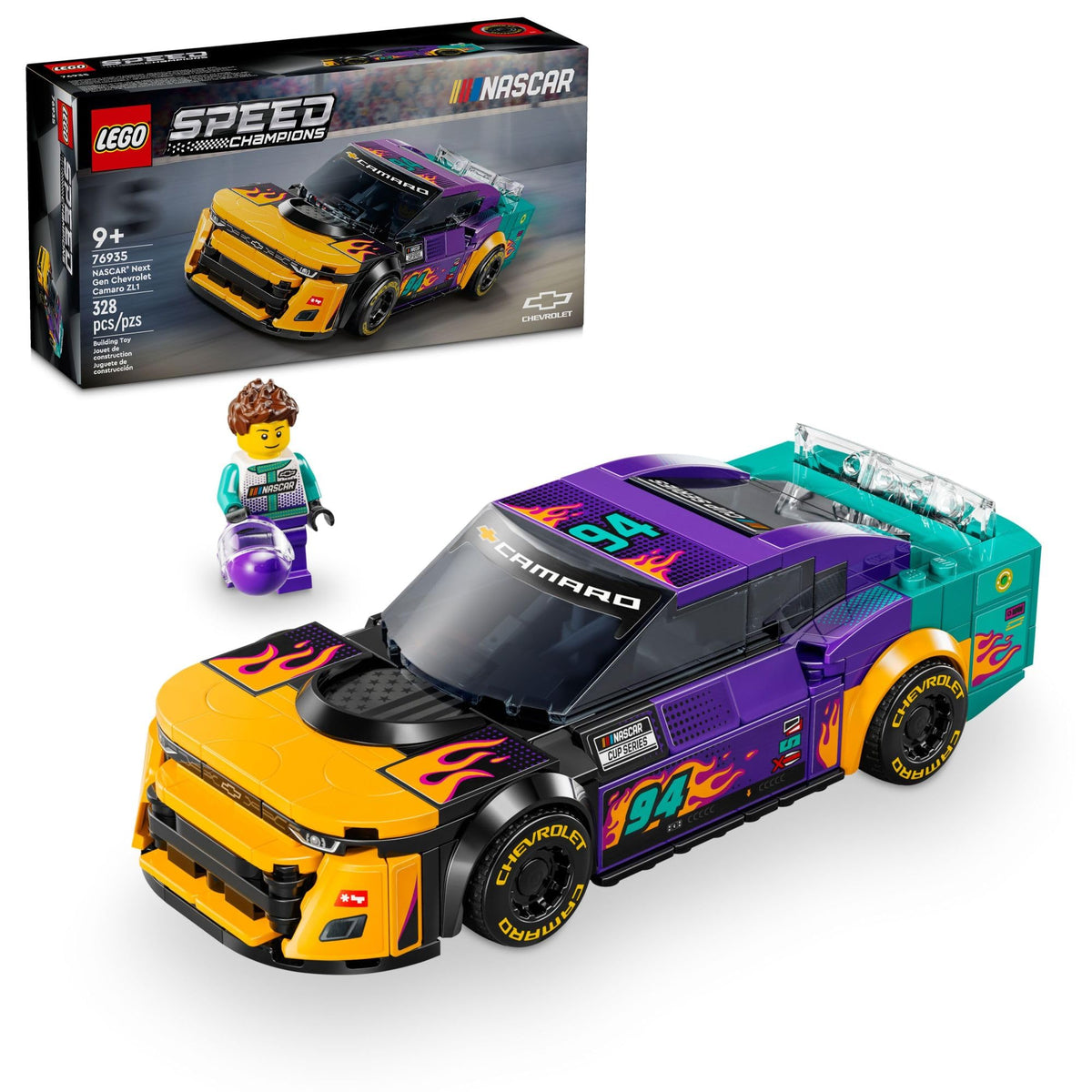 NASCAR Chevrolet Camaro ZL1 Racecar Building Set E346052