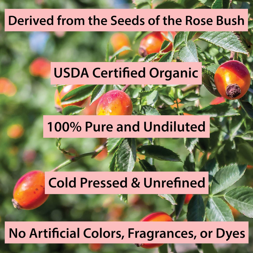 Cold Pressed Rosehip Seed Oil 1 Oz T173