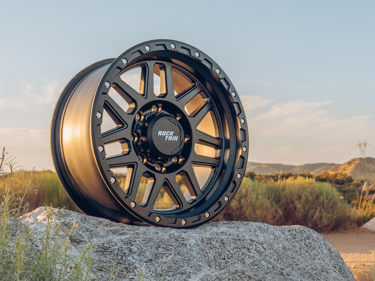 20x9 inch Off-Road Wheels 8x165.1 Bolt Pattern -12mm Offset Black Rims O279693