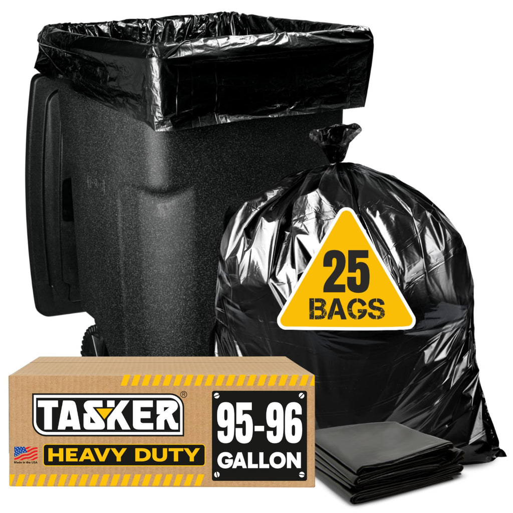 95 Gallon 2 Mil Heavy Duty Trash Bags 25 Count V701978