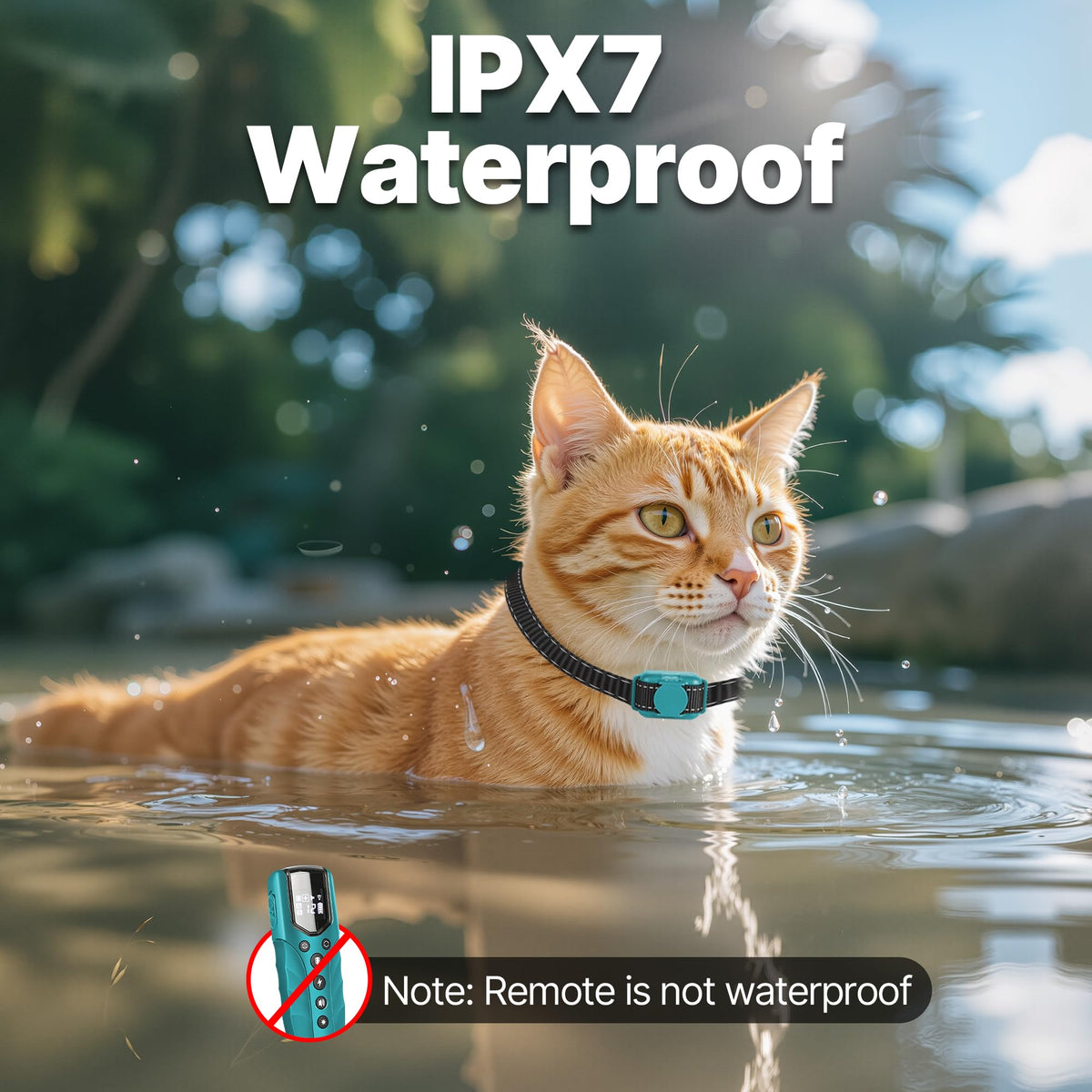 Small Cat Training Collar with Remote D771