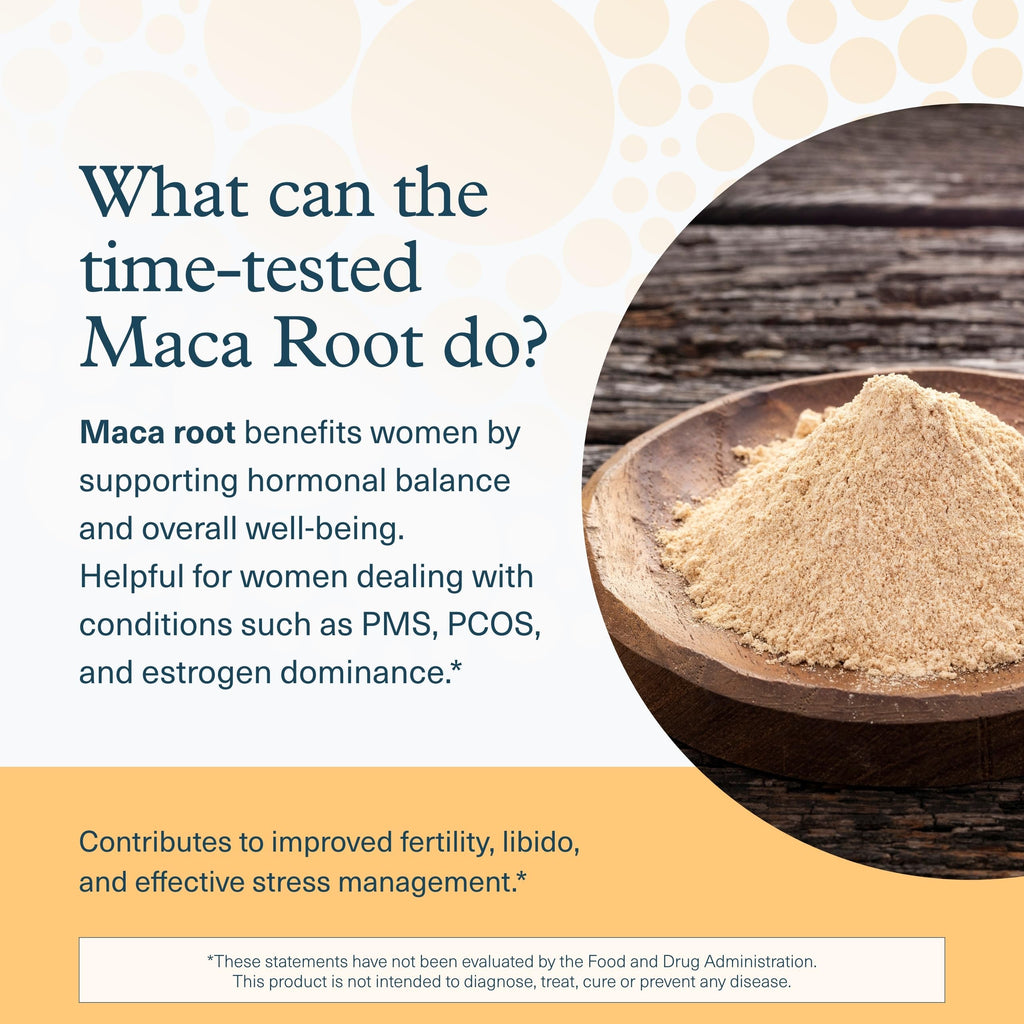 Maca Root 120 Vegetarian Capsules P828