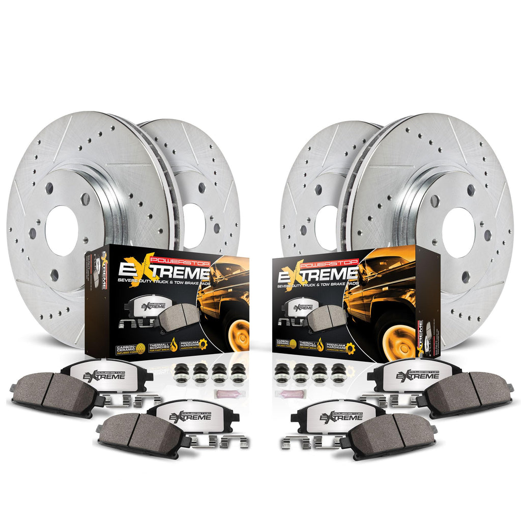 Front & Rear Brake Pad & Rotor Kit D8583