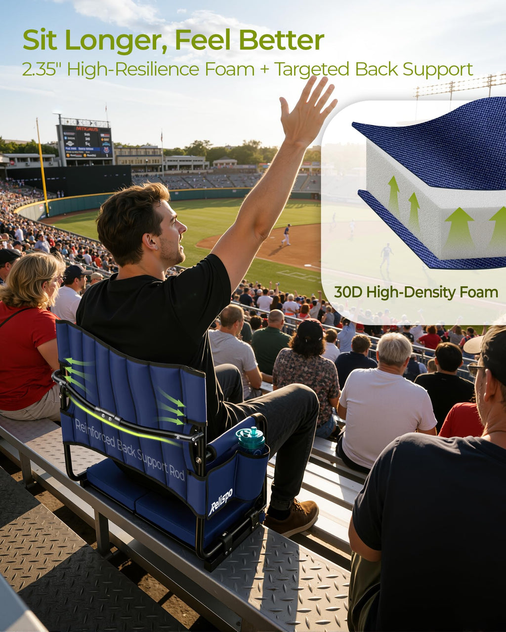 Stadium Seats with Back Support P2588