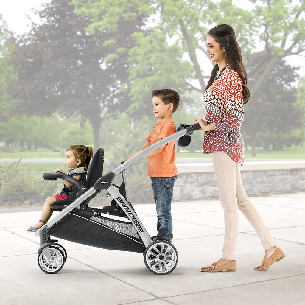 Double Stroller with Child & Parent Tray I230888