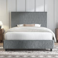 Upholstered Bed Frame with Headboard O41699