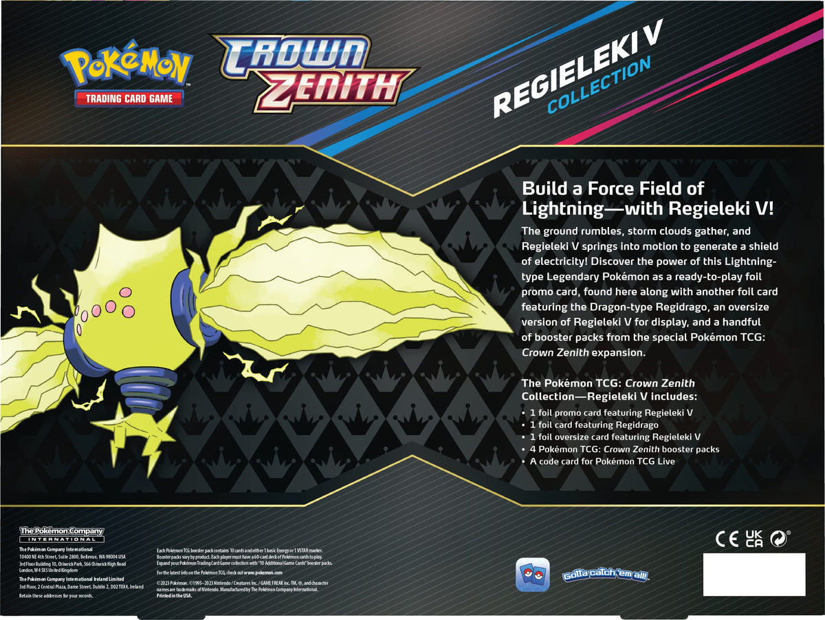 Pokémon Regieleki V Crown Zenith Collection Y970