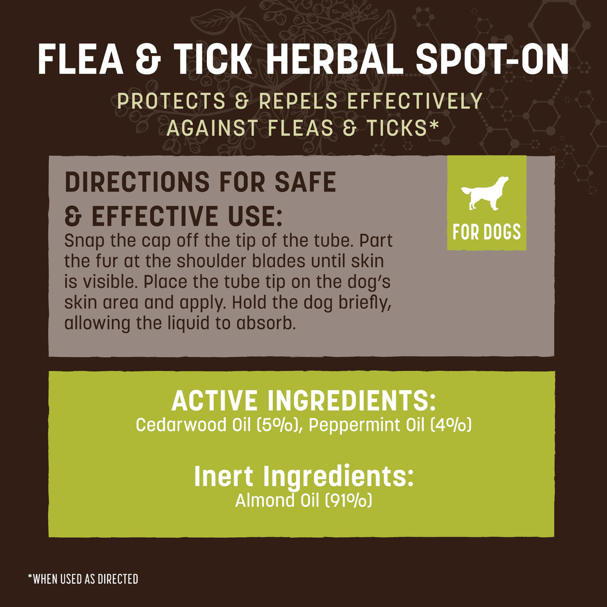 Herbal Spot-On for Medium Dogs L312708