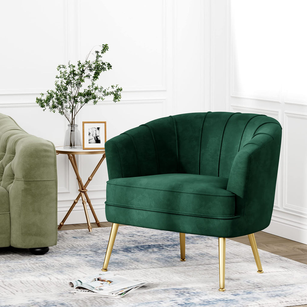 Velvet Accent Chair I623
