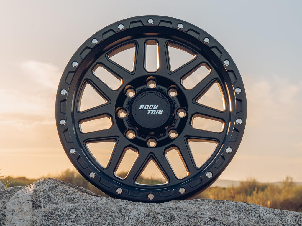 20x9 inch Off-Road Wheels 8x165.1 Bolt Pattern -12mm Offset Black Rims O279693