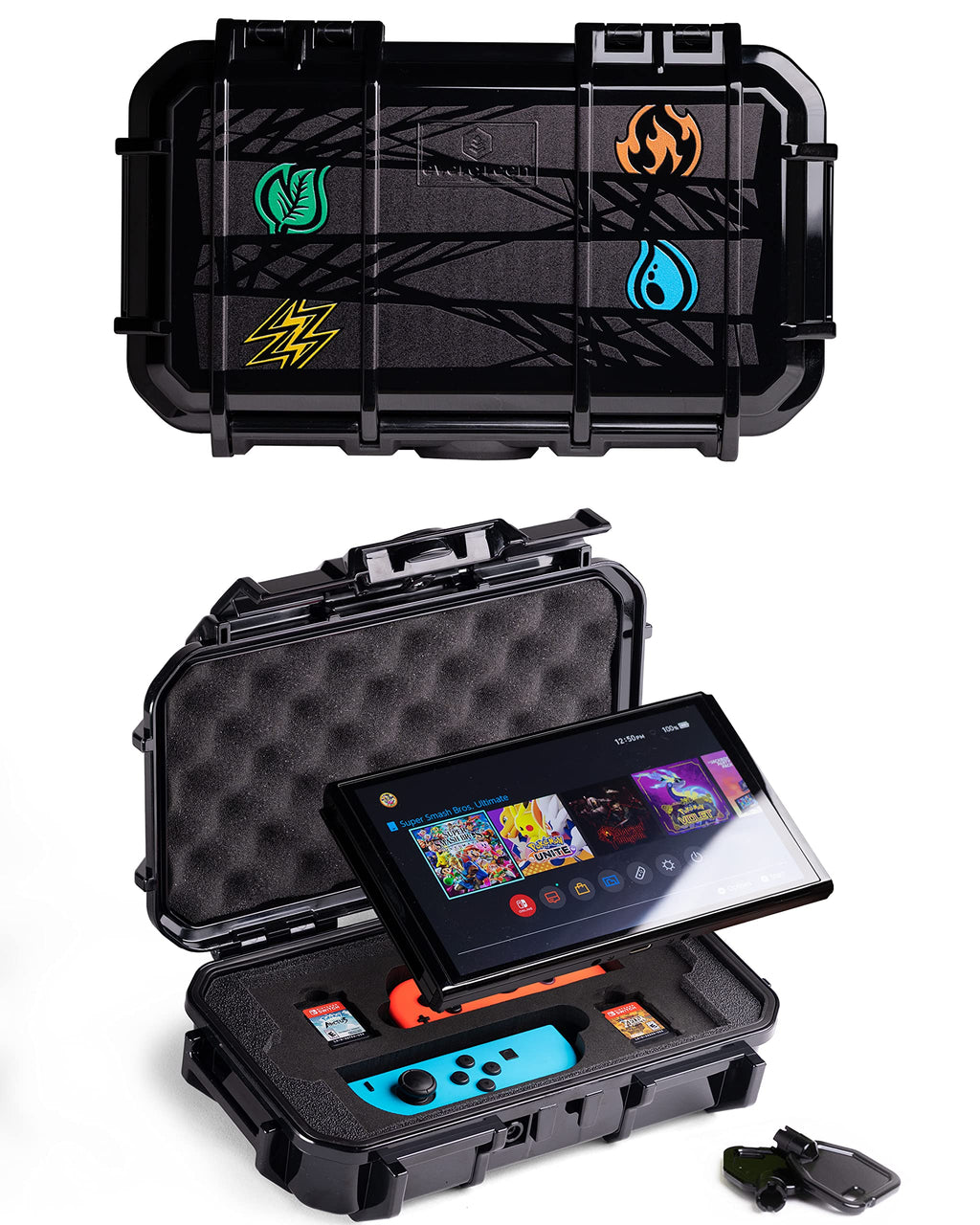 Waterproof Protective Hard Case Compatible with Nintendo Switch and OLED Model M9618