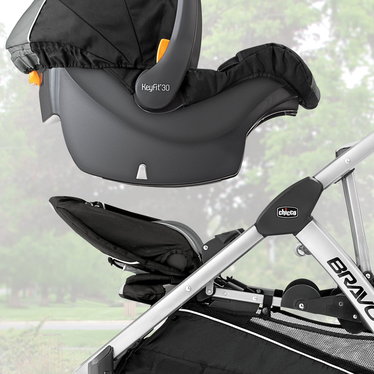 Double Stroller with Child & Parent Tray I230888