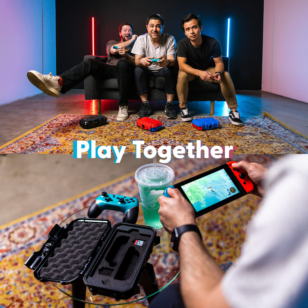 Waterproof Protective Hard Case Compatible with Nintendo Switch and OLED Model M9618