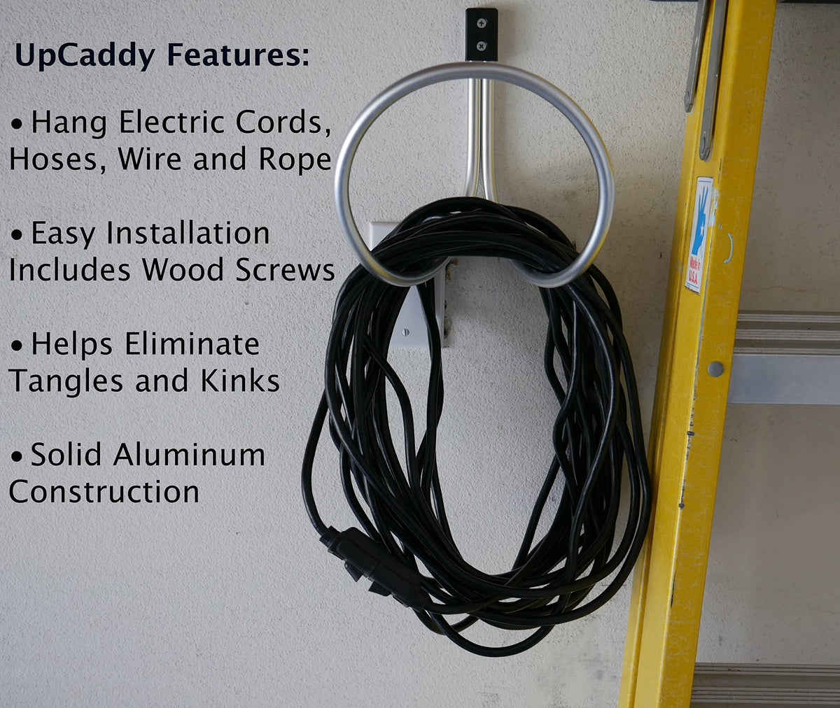 Aluminum Hose Hanger Wall Mount J845106