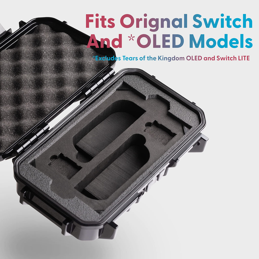 Waterproof Protective Hard Case Compatible with Nintendo Switch and OLED Model M9618
