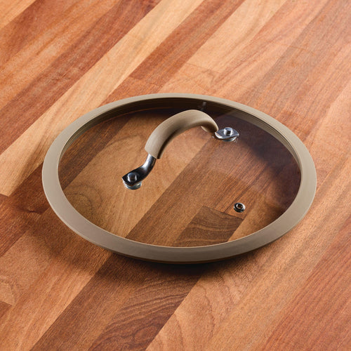 10-Inch Silicone-Rimmed Glass Lid B930092