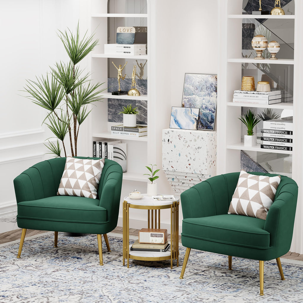 Velvet Accent Chair I623