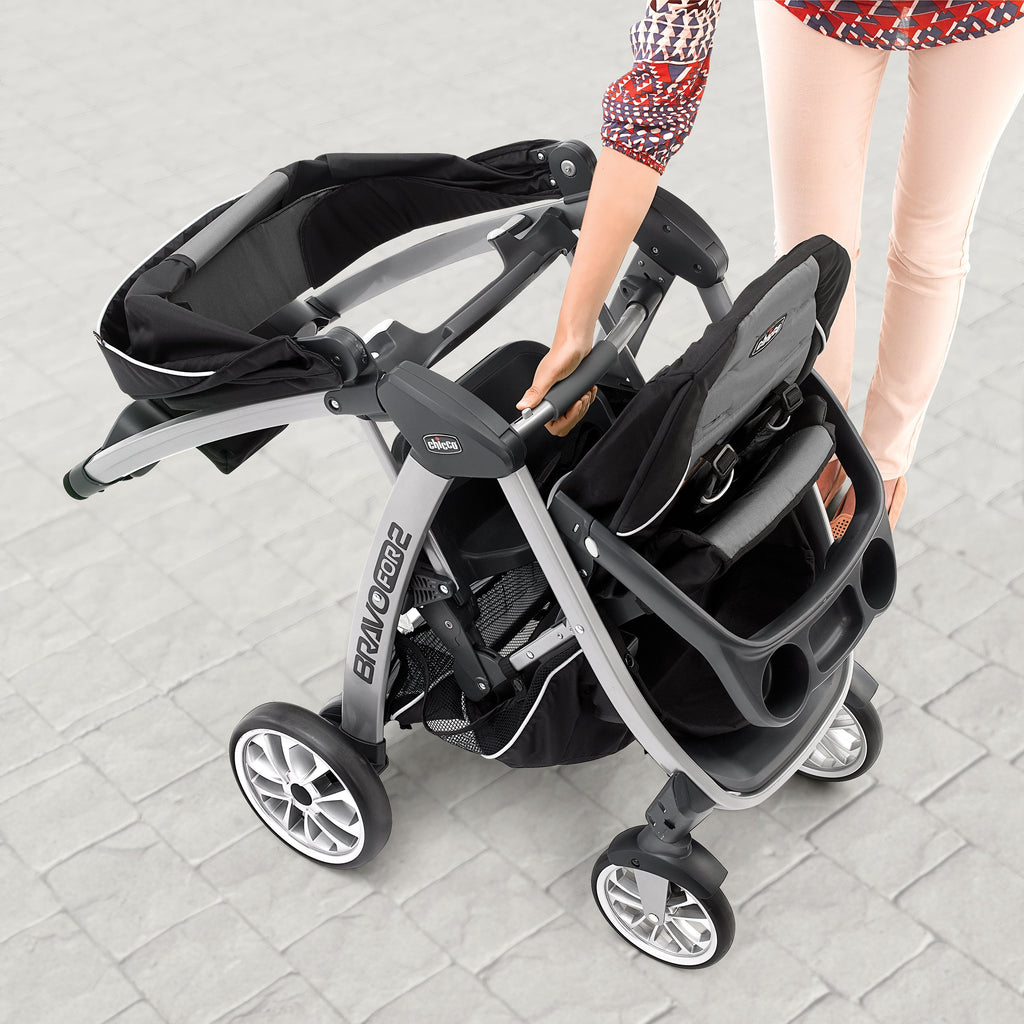 Double Stroller with Child & Parent Tray I230888